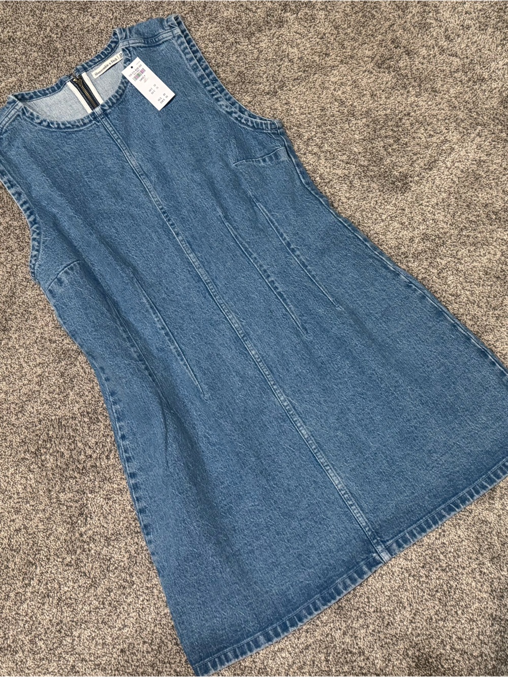 Abercrombie & Fitch Blue Denim Mini Dress
